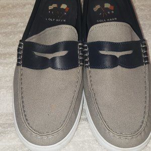 COLE HAAN GREY/BLUE LOAFER , SIZE 11 M (MEN)